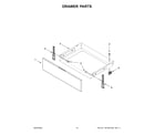 Maytag MER6600FZ5 drawer parts diagram