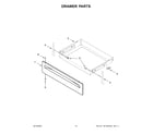 Whirlpool WFE525S0JB3 drawer parts diagram