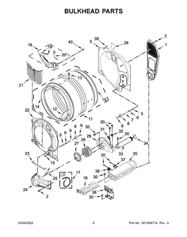 Bulkhead parts