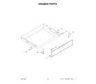 Maytag MER6600FB5 drawer parts diagram