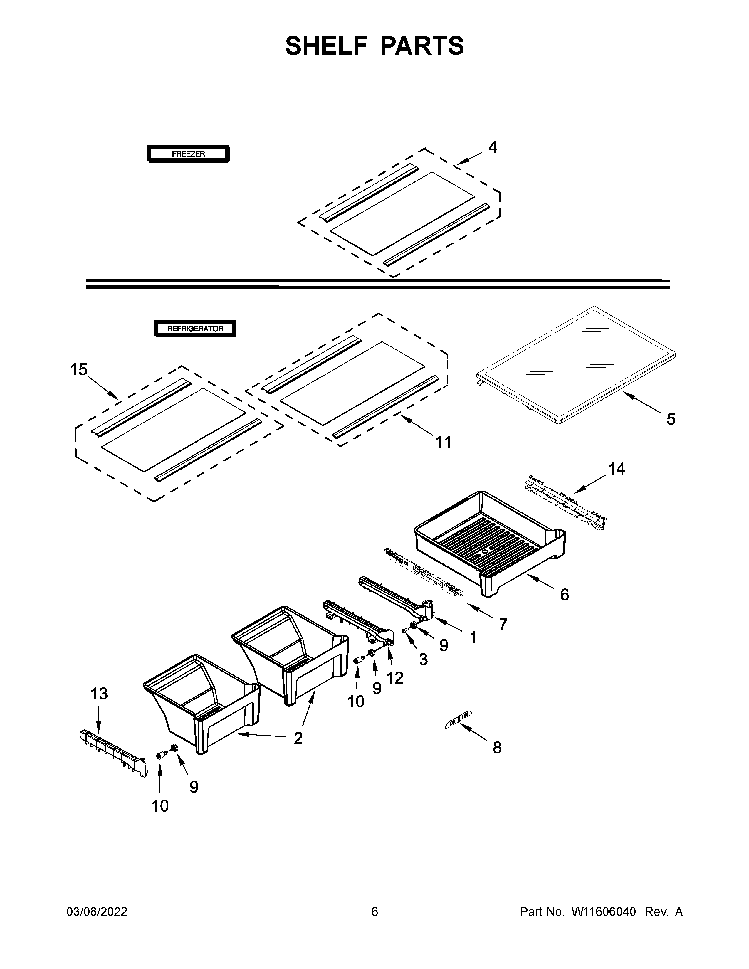 SHELF PARTS