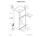 Amana ART308FFDW08 cabinet parts diagram