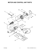 Motor and control unit parts