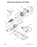 Motor and control unit parts