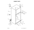 Amana ART318FFDW10 cabinet parts diagram