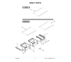 Amana ART318FFDS10 shelf parts diagram