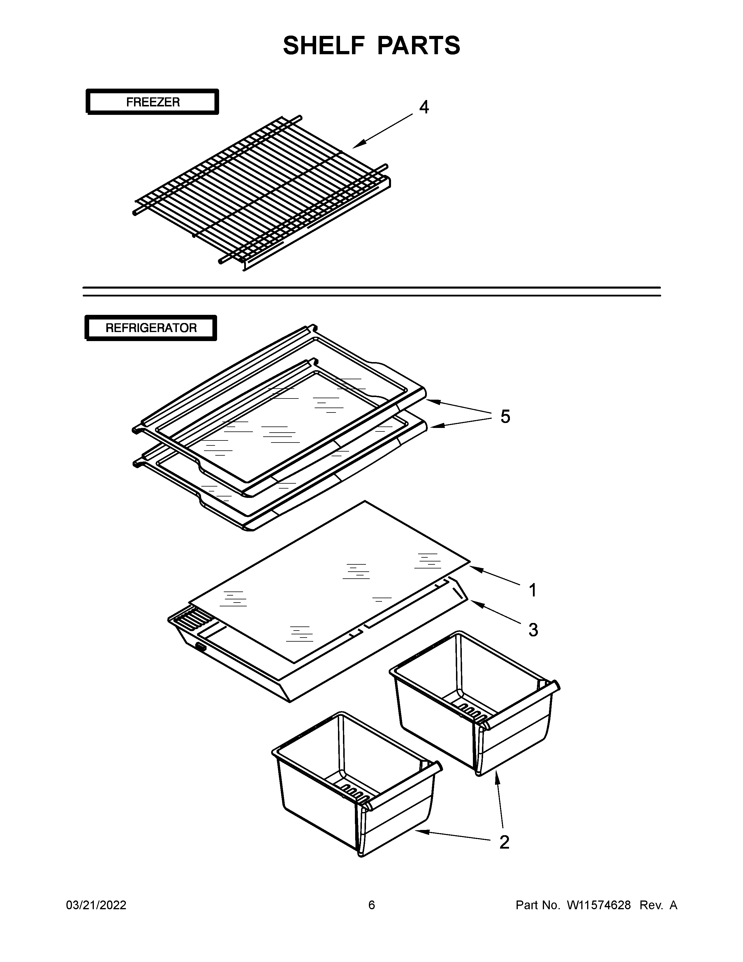 SHELF PARTS