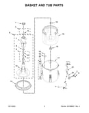 Basket and tub parts