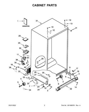 Cabinet parts