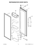 Refrigerator door parts