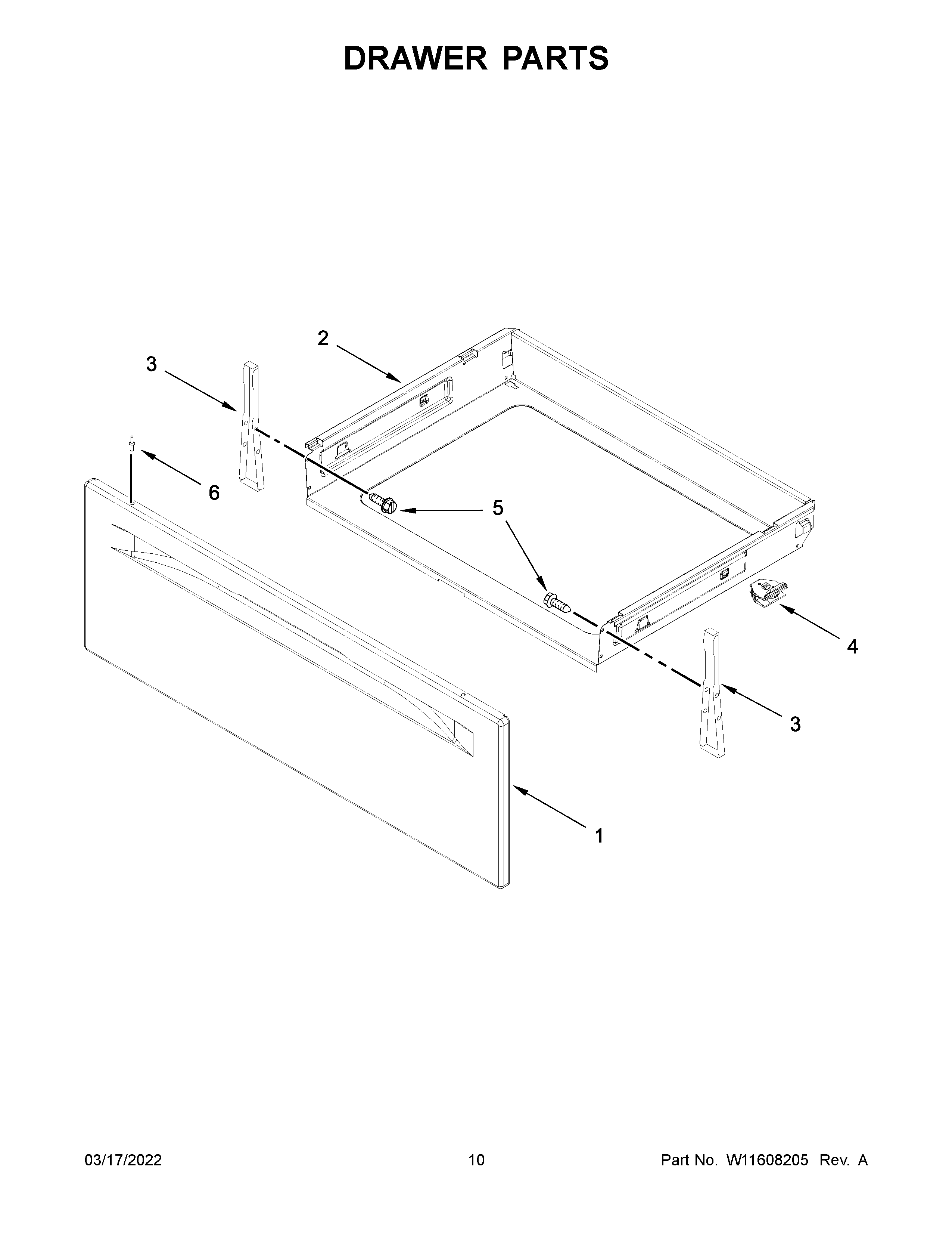 Drawer parts