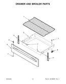 Drawer and broiler parts