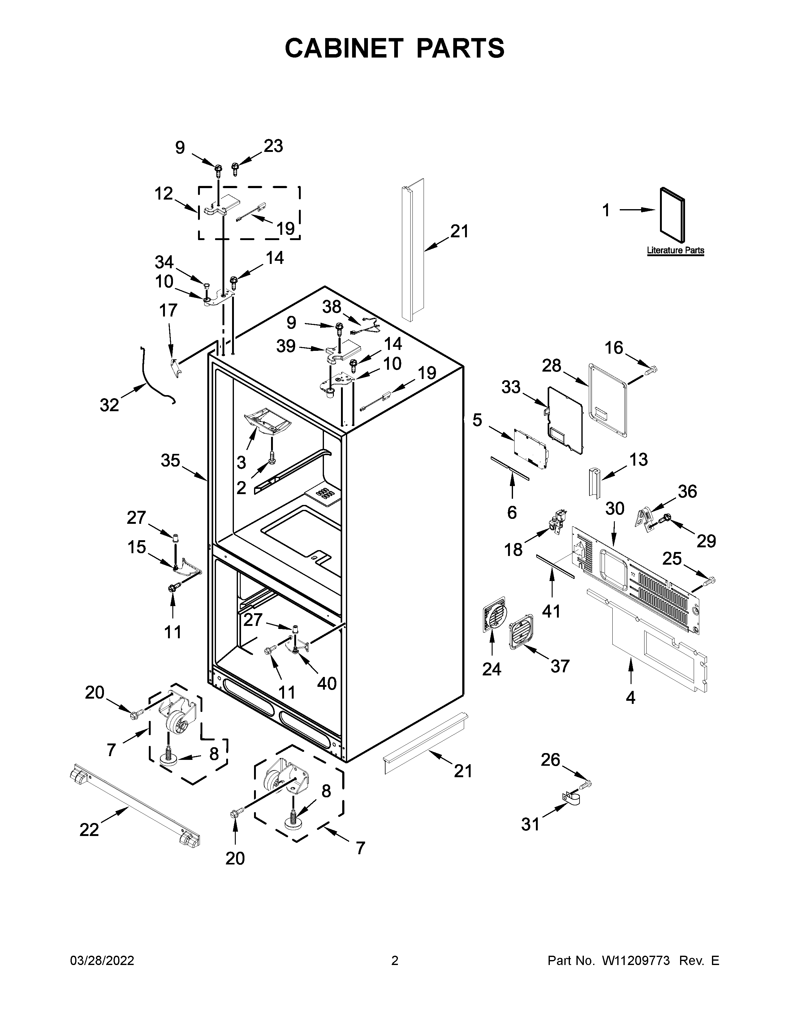 CABINET PARTS