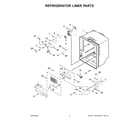 KitchenAid KRFC704FBS01 refrigerator liner parts diagram