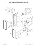 Refrigerator door parts