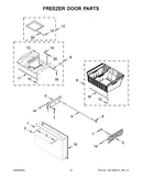 Freezer door parts