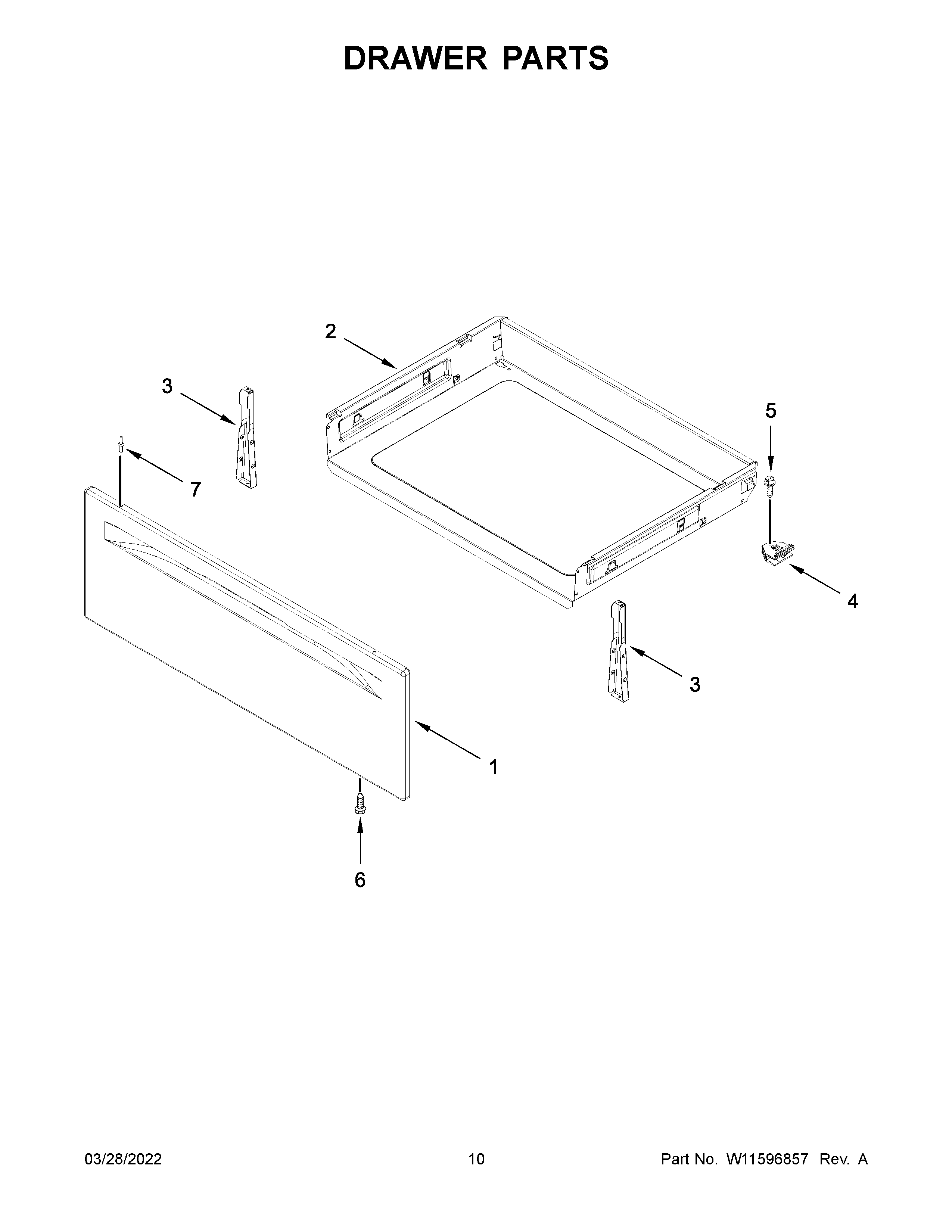 Drawer parts