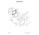 KitchenAid KFEG500ESS6 door parts diagram