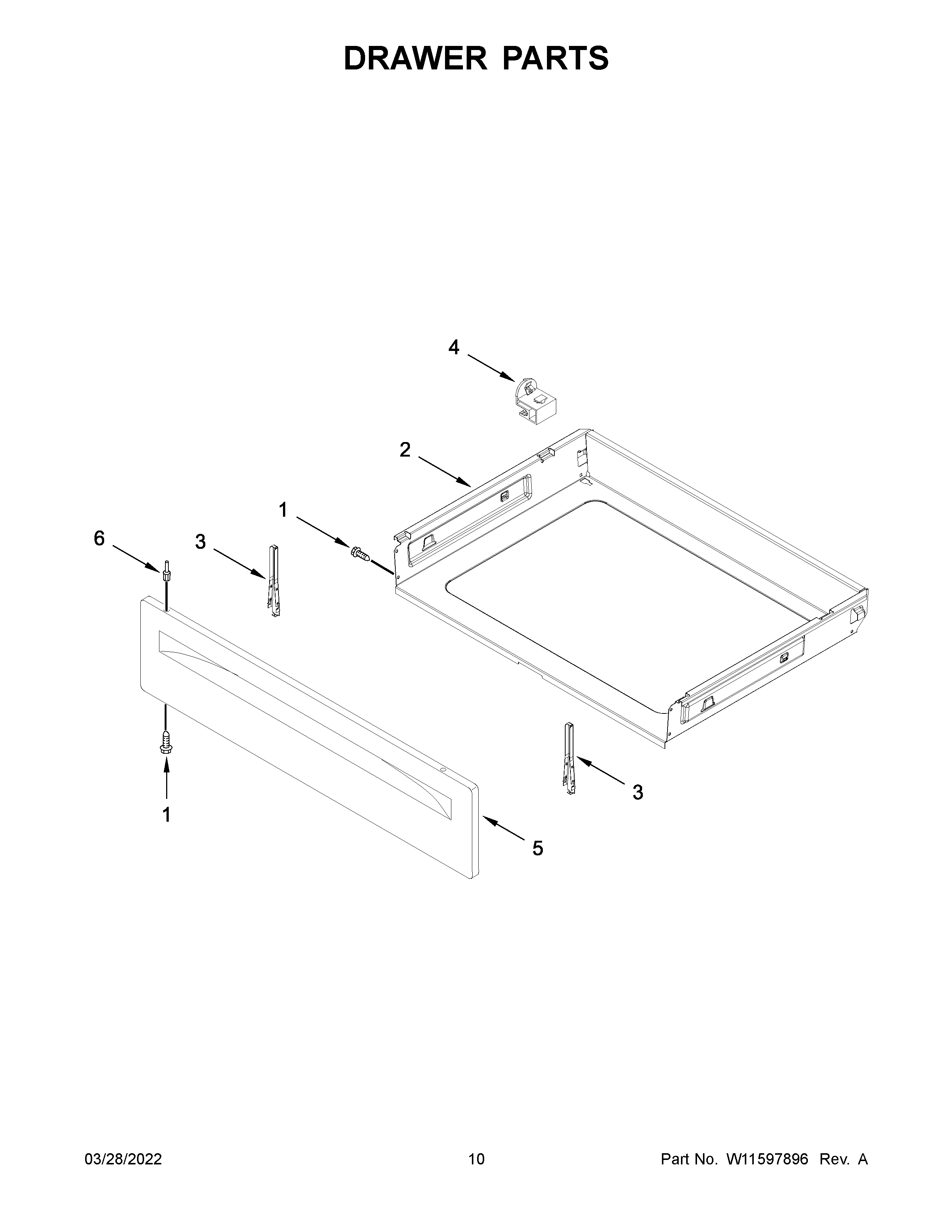 Drawer parts