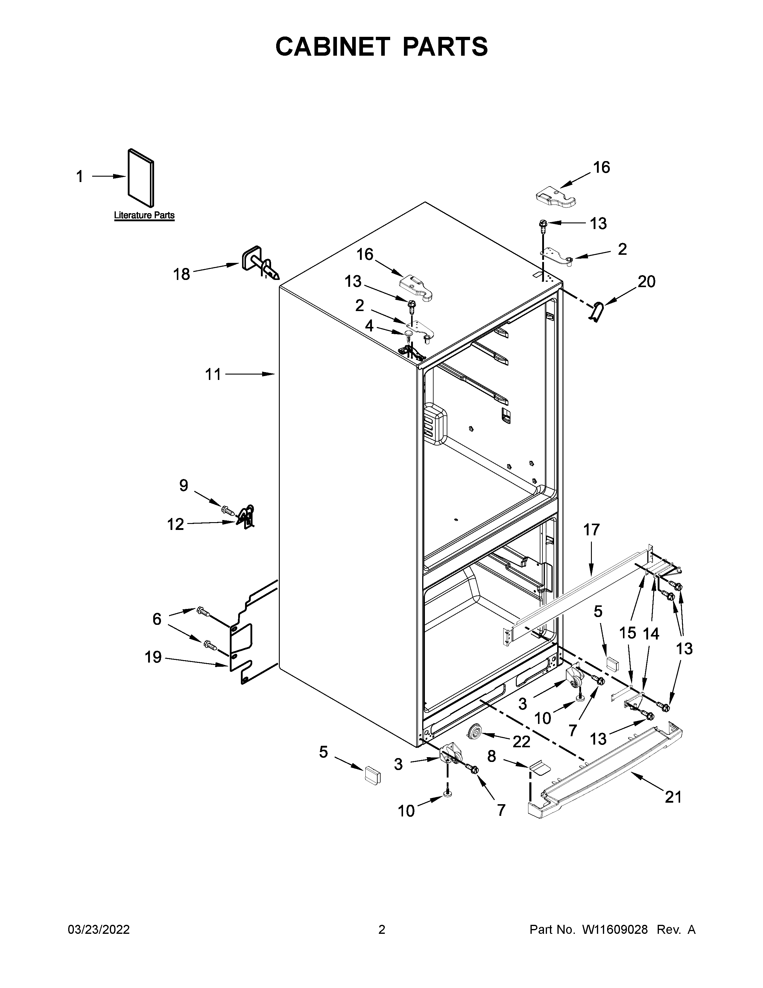 Cabinet parts