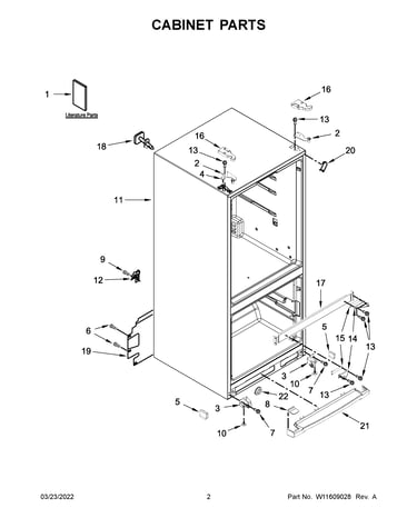 Cabinet parts