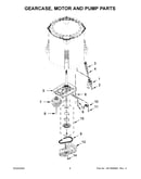 Gearcase, motor and pump parts