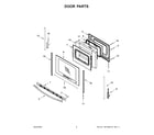 Amana YAER6603SFW5 door parts diagram