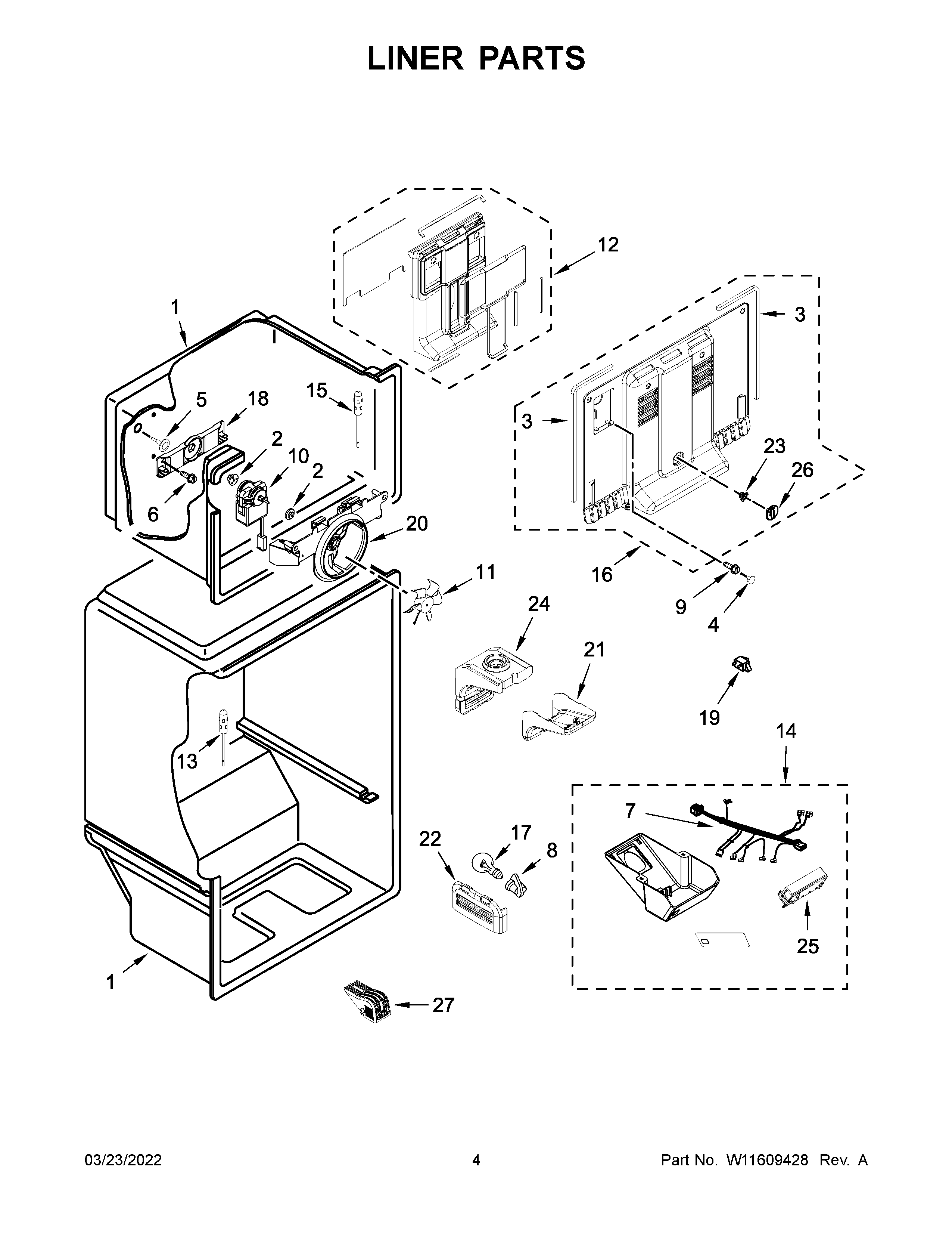 Liner parts