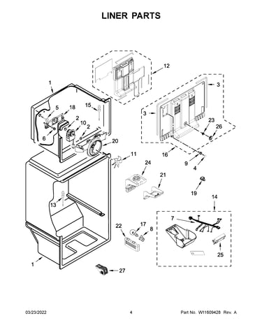 Liner parts