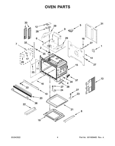 Oven parts