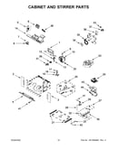Cabinet and stirrer parts