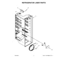 Whirlpool WRS331SDHM07 refrigerator liner parts diagram