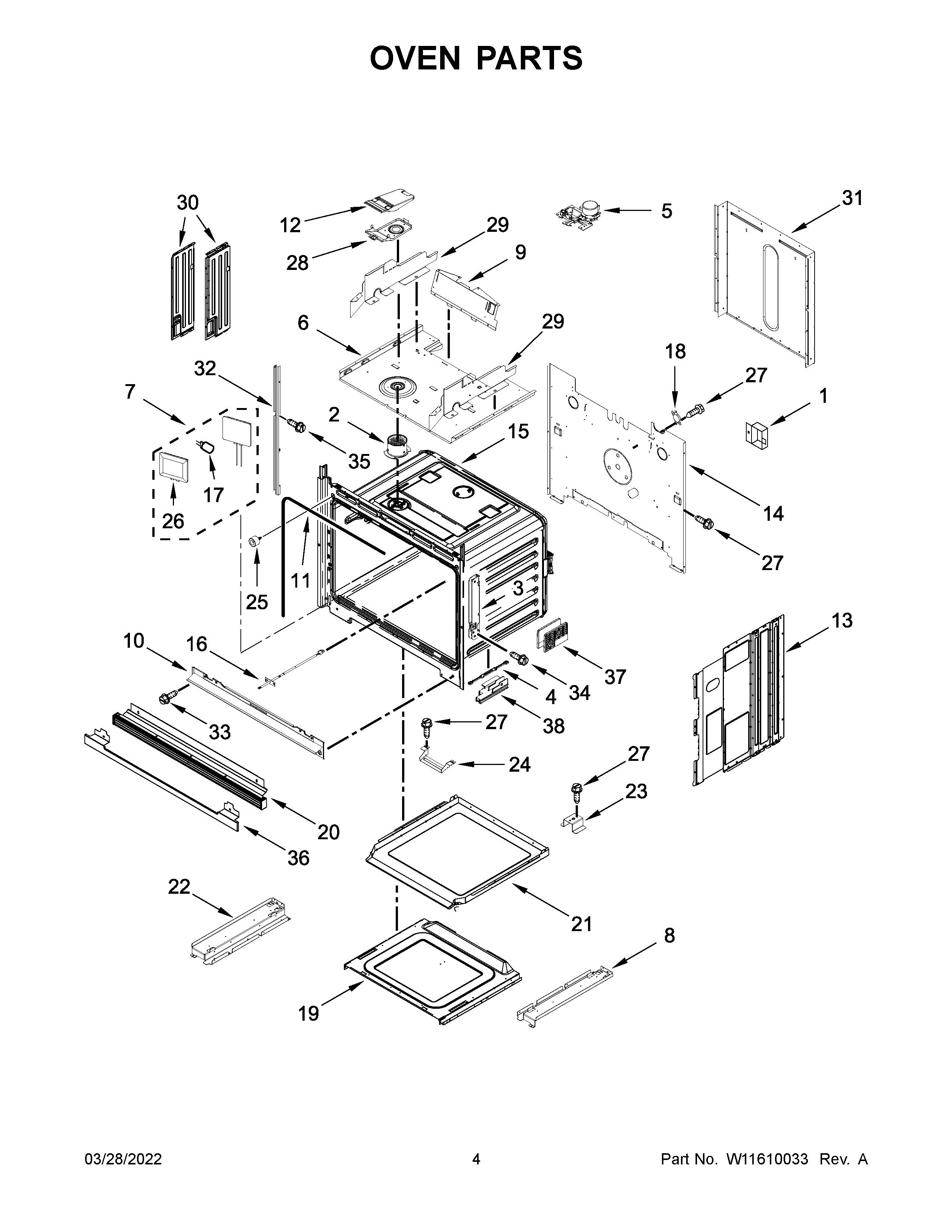 Oven parts