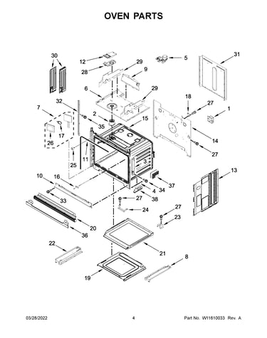 Oven parts