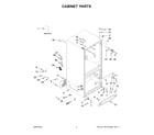 Whirlpool WRF560SMHZ01 cabinet parts diagram