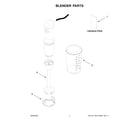 KitchenAid 5KHBV53BWH0 blender parts diagram