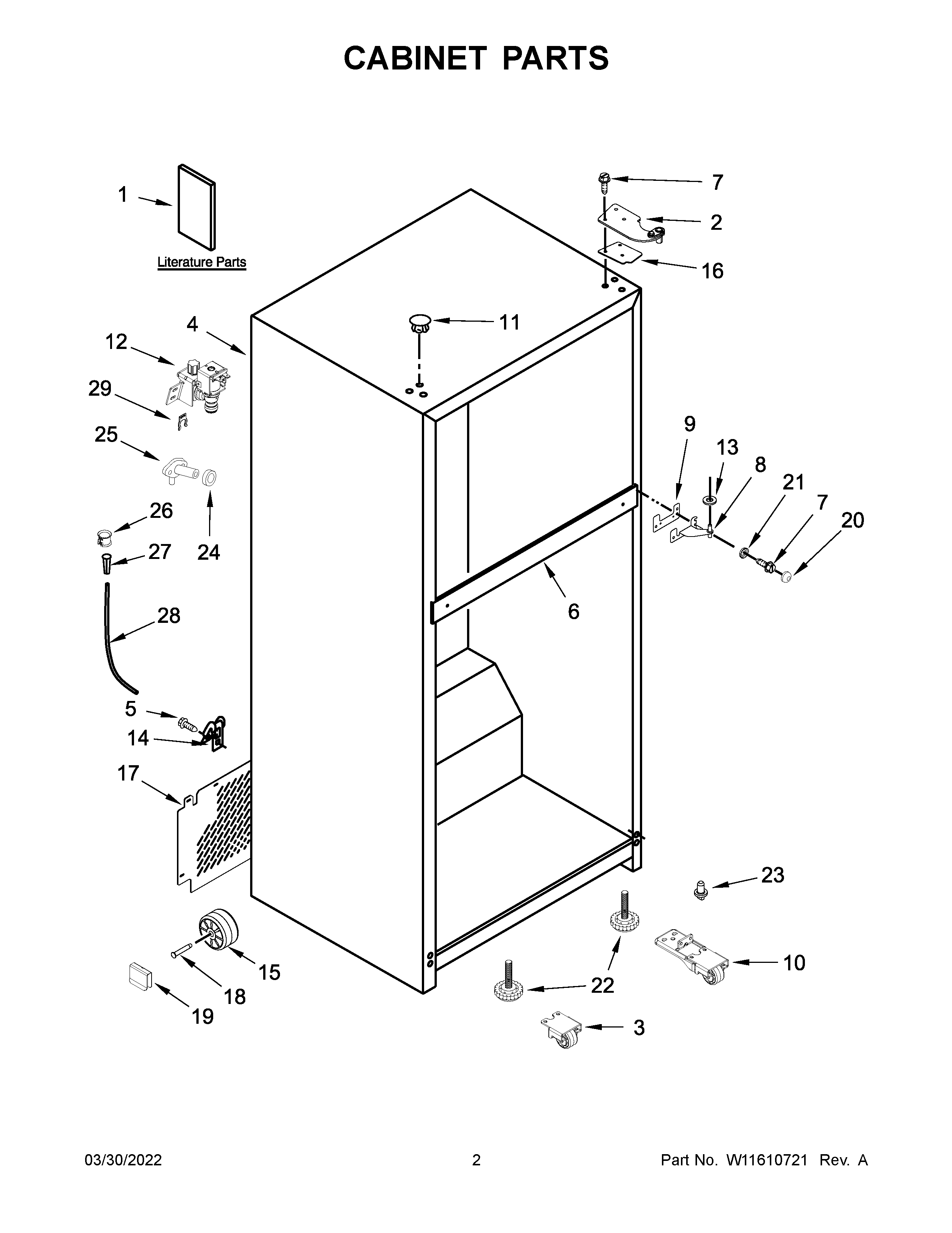 Cabinet parts