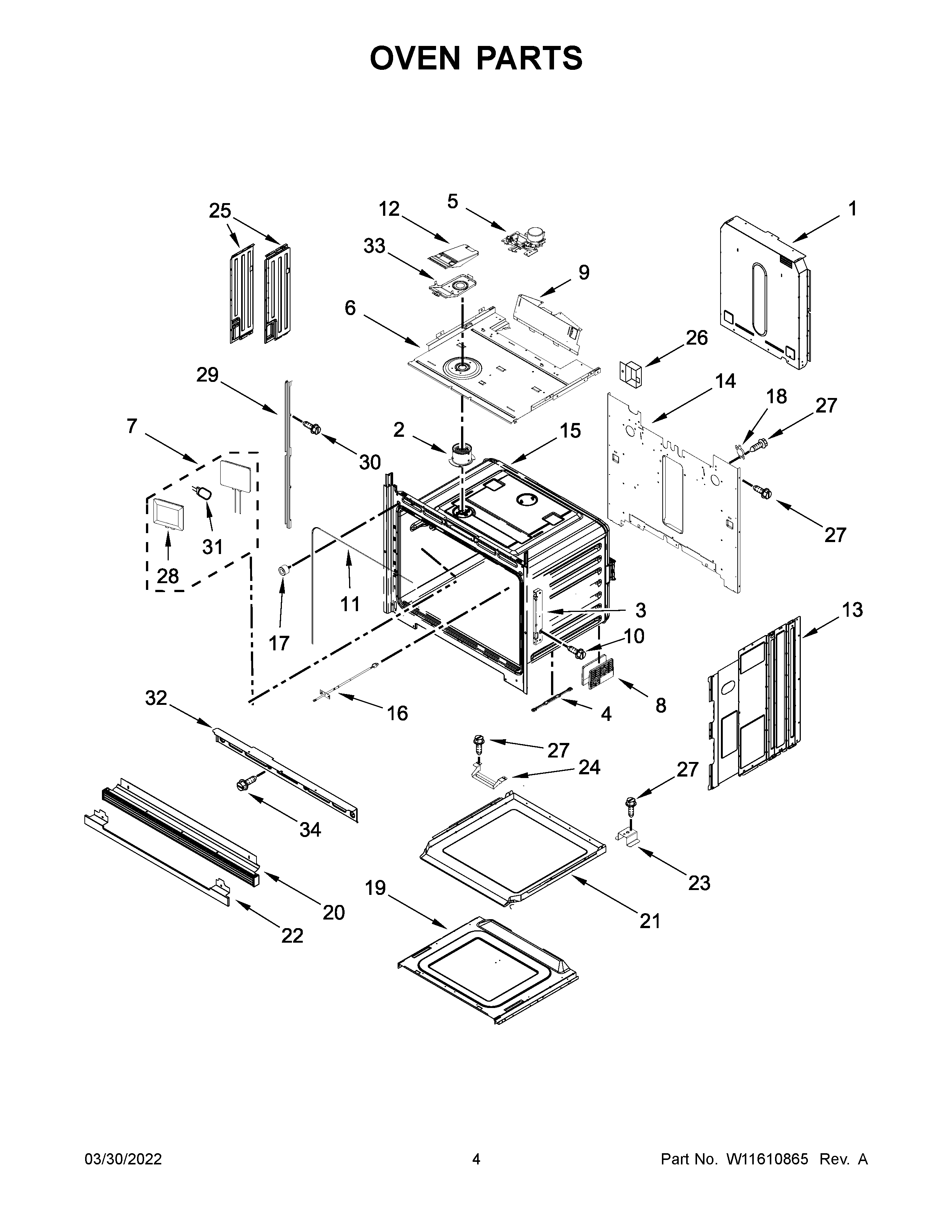Oven parts