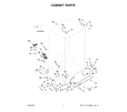 Whirlpool WRS331SDHM06 cabinet parts diagram