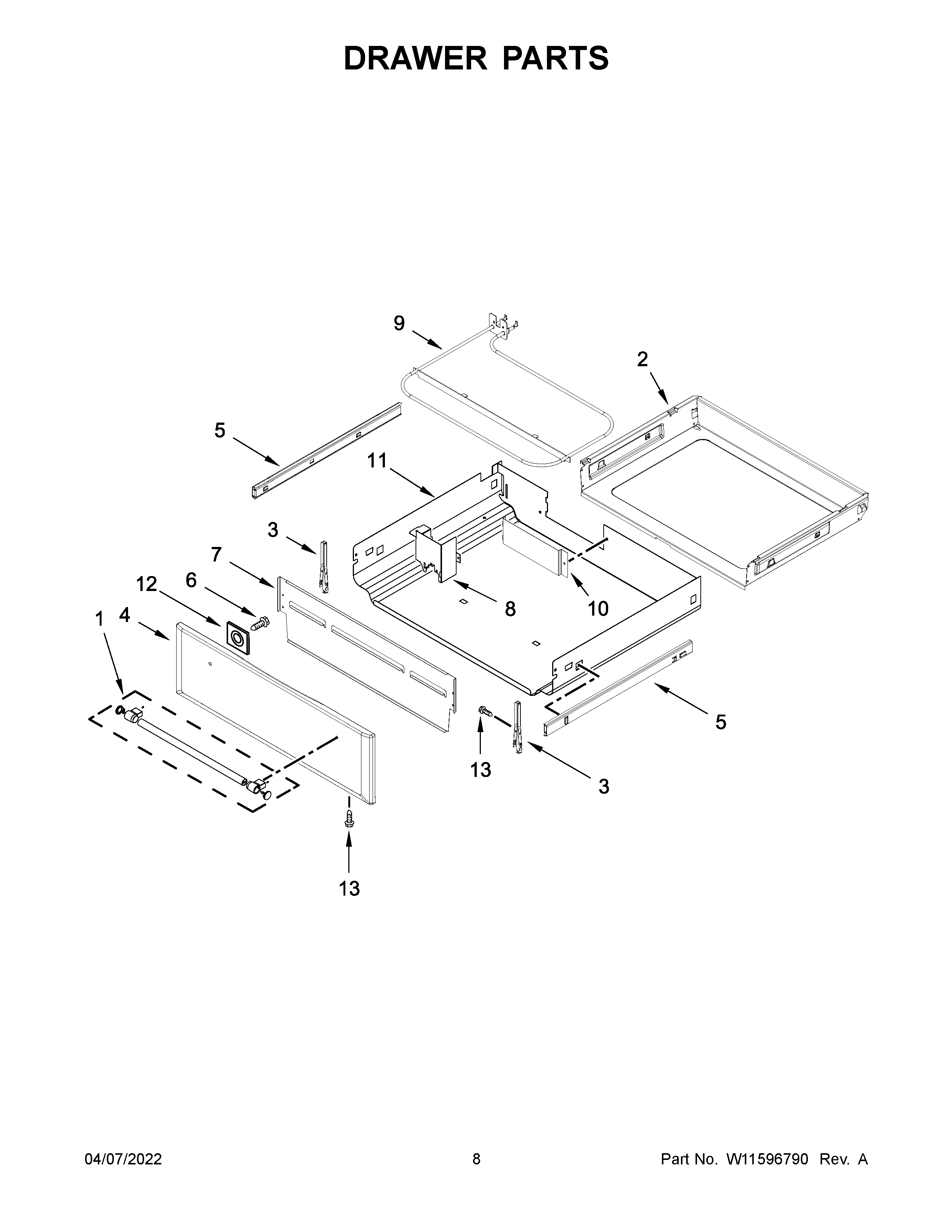 DRAWER PARTS