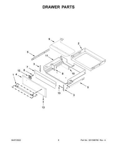 Drawer parts