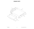 Whirlpool WFE775H0HB4 drawer parts diagram