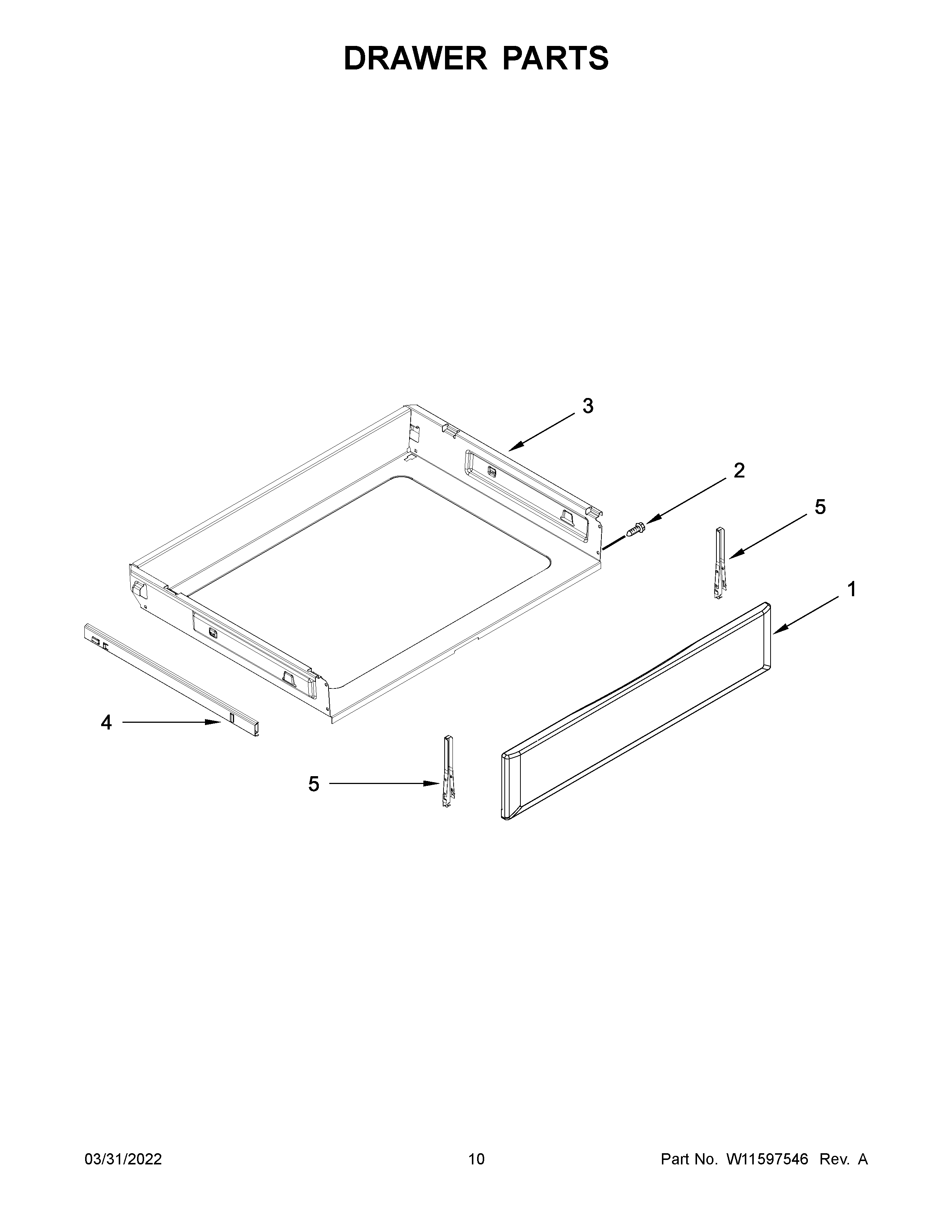 Drawer parts