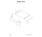 Whirlpool YWFE745H0FH5 drawer parts diagram