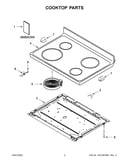 Cooktop parts