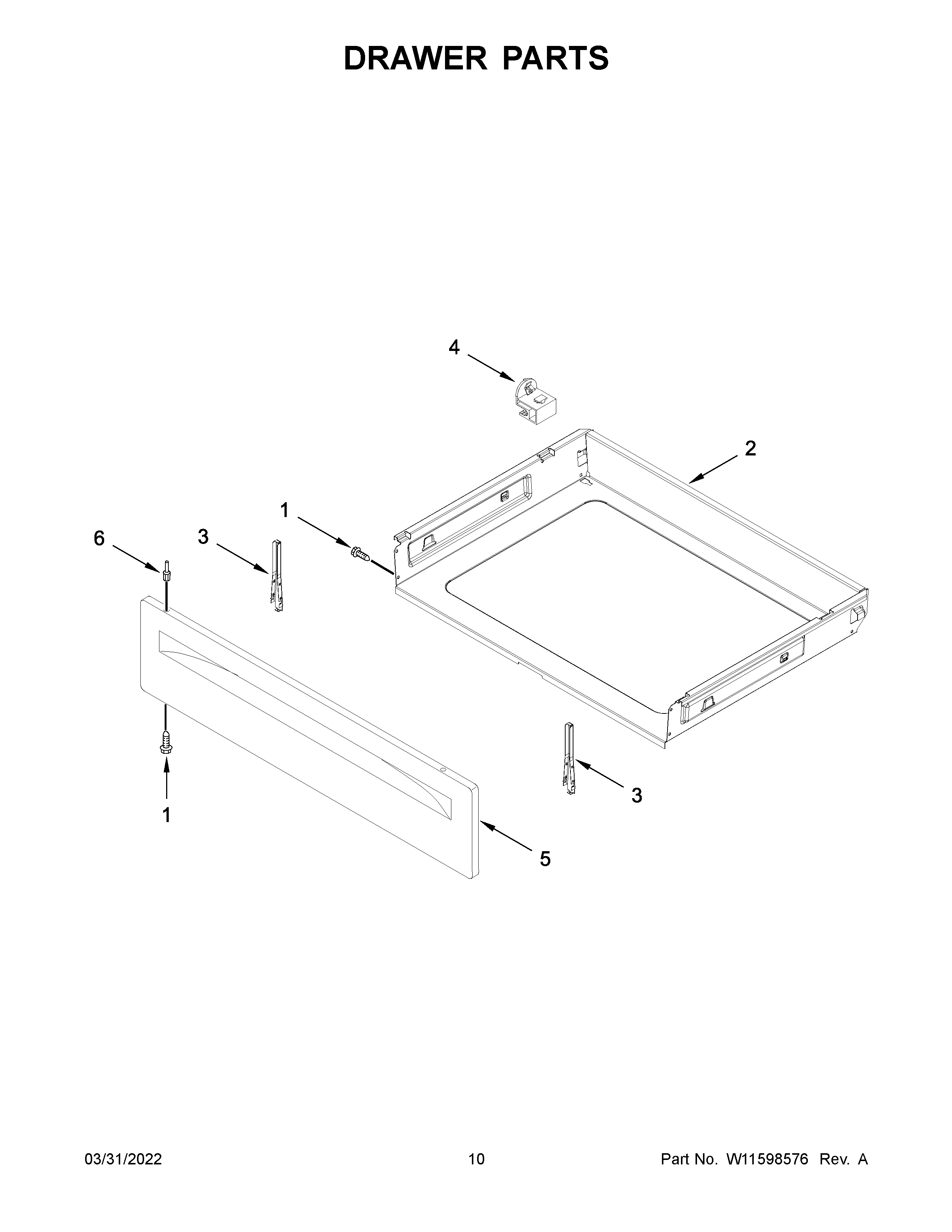 Drawer parts