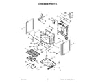 Whirlpool WFE505W0HB5 chassis parts diagram