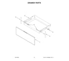 Whirlpool YWFE515S0JS3 drawer parts diagram