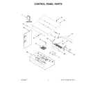 Jenn-Air JMW3430LM00 control panel parts diagram