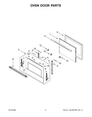 Oven door parts